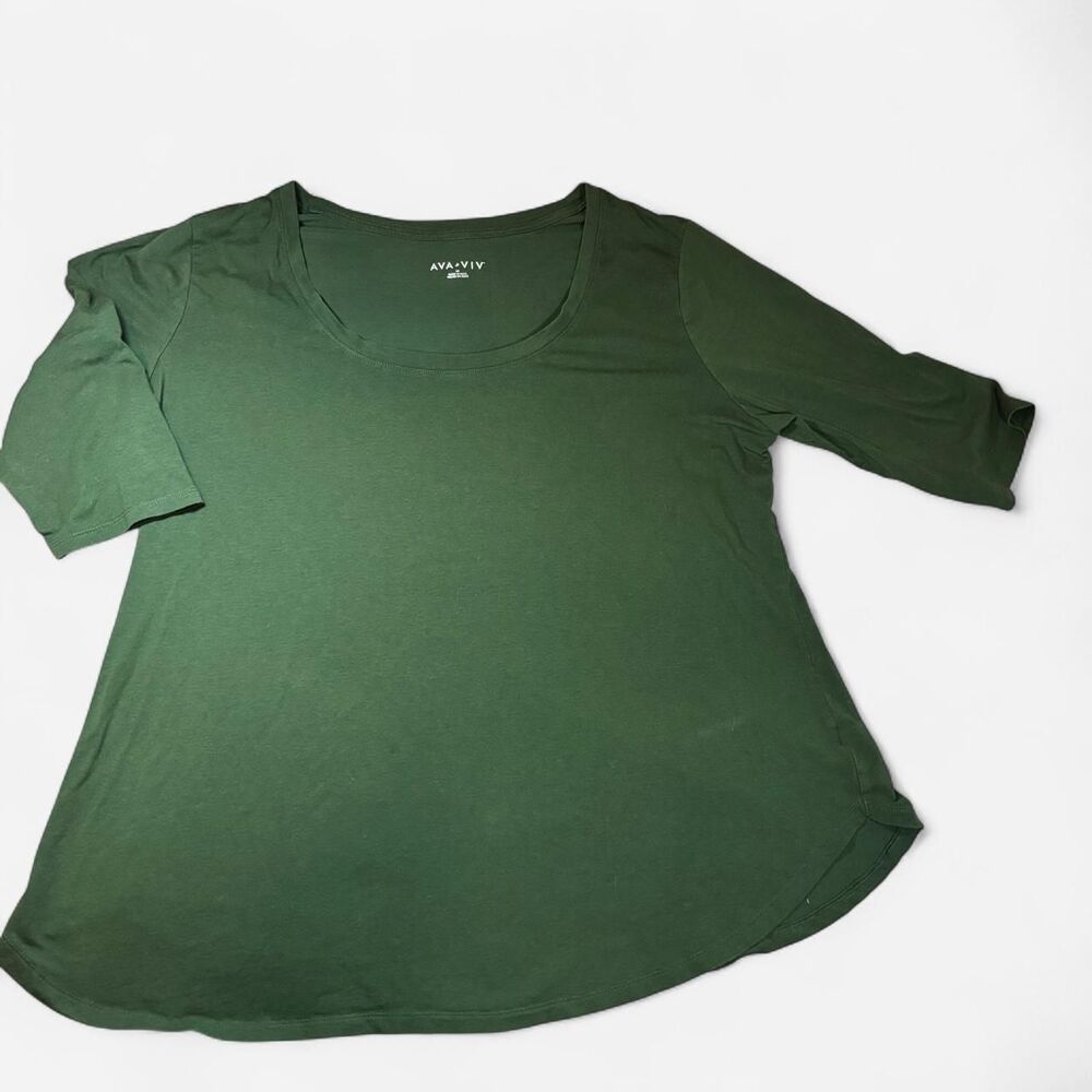 Ava-viv Women's Green Shirt